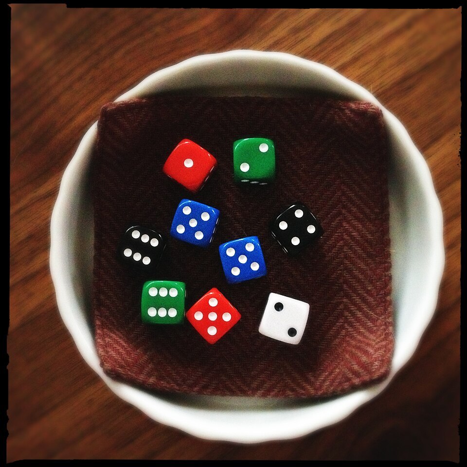 I bought new china as a dice tray. (8011365541).jpg